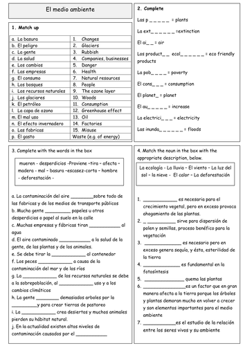 GCSE Spanish - revision quickies across topics by gianfrancoconti1966