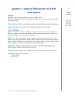 Lesson 1: Natural Resources on Earth | Teaching Resources