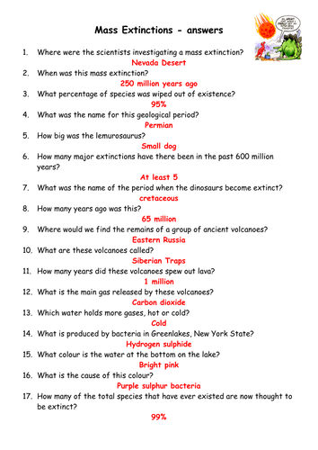 mass-extinction-video-worksheet-teaching-resources