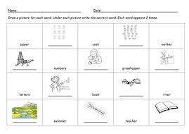 er digraph worksheet by barang - Teaching Resources - Tes