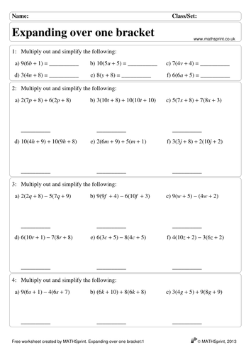 basic algebra practice questions solutions teaching resources