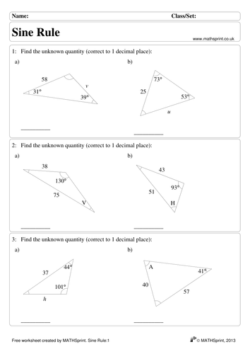 trigonometry problem solving questions tes