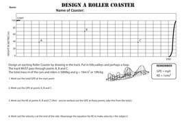 30 Design A Roller Coaster Worksheet - Worksheet Resource Plans