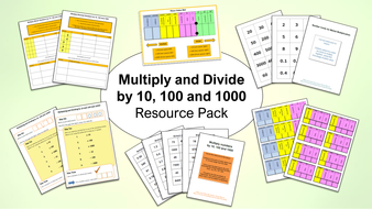 A Pack of Resources - Multiply and Divide by 10 100 and 