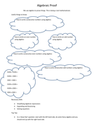 Algebraic Proof | Teaching Resources