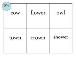 ow words and pictures | Teaching Resources