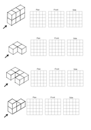 Plans and elevations worksheet corbettmaths image