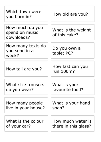 Types of data - discrete vs continuous | Teaching Resources