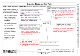 Year 7 Desk Tidy Project Teaching Resources