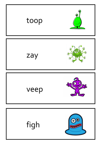 read write inc set 1 alien words