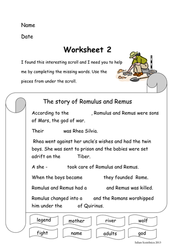 The story of Romulus and Remus | Teaching Resources