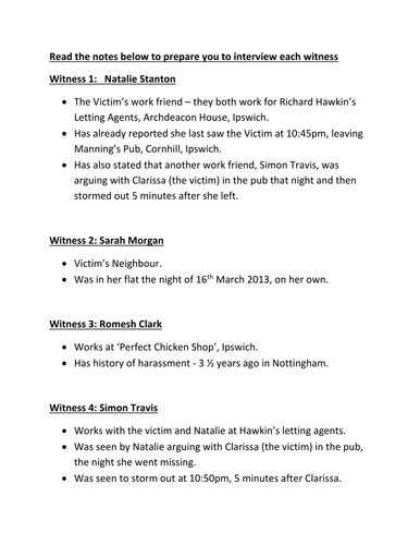 CSI Forensics Activity | Teaching Resources