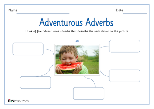 SPaG - Adventurous Adverbs Activity by TESprimary ...