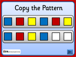 Copy the Pattern - IWB Activity | Teaching Resources
