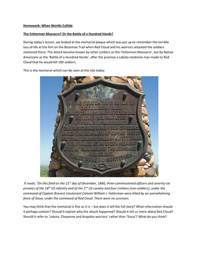 Native American Worksheet tasks | Teaching Resources