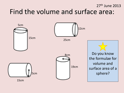 Body surface Area: KS3 / KS4 maths activity | Teaching Resources