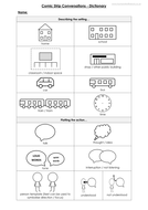 Comic Strip Conversations Dictionary by humansnotrobots | Teaching ...