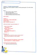 Ks3 Python Programming Lesson Task Resources | Teaching Resources