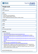 people work teaching resources