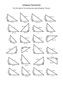 Pythagoras Basic Continued KS3 by TeachByNumbers - UK Teaching