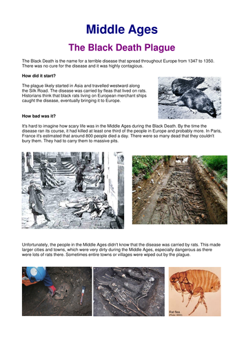 Black Death Ppt Doc With You Tube HH Links Teaching Resources
