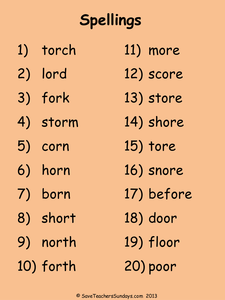 year 4 spellings words lists new 2014 curriculum by