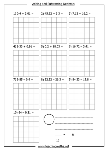 Decimals | Teaching Resources