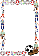 Football Themed Lined paper and Pageborders by jinkydabon - Teaching ...