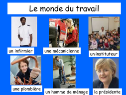 Le monde du travail Work  French speaking  Teaching Resources