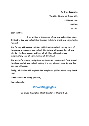 formal letter template ks2 Persuasive writing. by and letter Jenkate writing