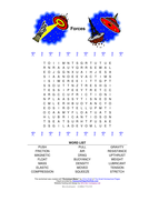 ks3 science wordsearch printable worksheet teaching