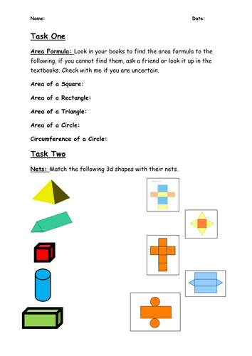 03.09.13 Surface Area Package Worksheet.docx