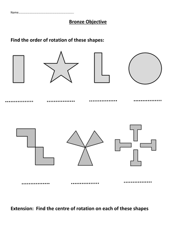 Rotational Symmetry by mattsteel87 - Teaching Resources - TES