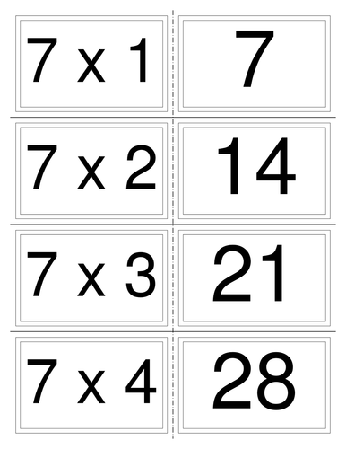 Flash Cards for mental maths practice | Teaching Resources