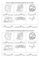 'ai' words worksheet | Teaching Resources