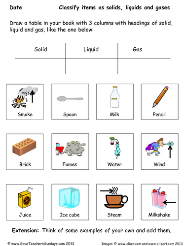 States of Matter lesson plan, PPoint and Worksheet | Teaching Resources