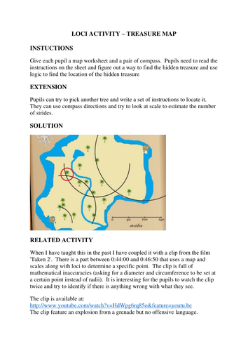 loci-and-construction-activity-treasure-map-teaching-resources