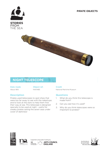 Pirate Images - Night Telescope | Teaching Resources