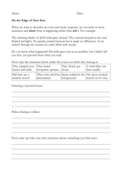 Creative writing worksheets grade 5 picture