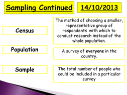 gcse data sampling Statistics GCSE by elfinhan1 Sampling  Techniques