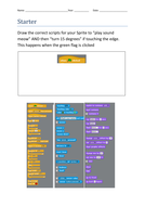 Scratch Worksheet | Teaching Resources