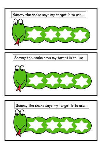 Sammy the snake targets | Teaching Resources