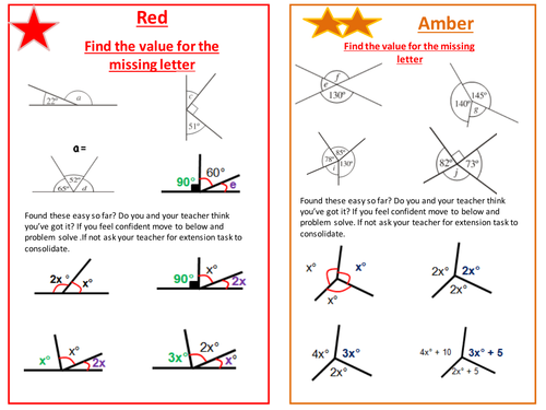 angles problem solving ks3