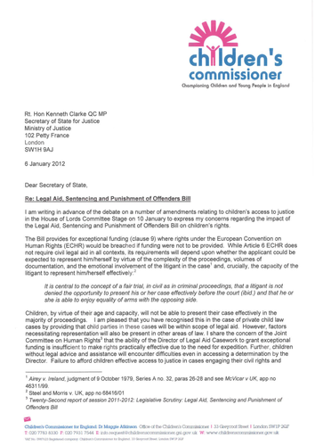 Letter Regarding Child Rights | Teaching Resources