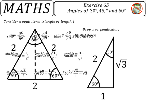Triangles of 30,45 and 60 degrees proofs.pptx