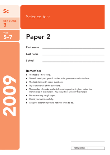 2009-ks3-science-sats-papers-by-thedoctor1607-teaching-resources-tes