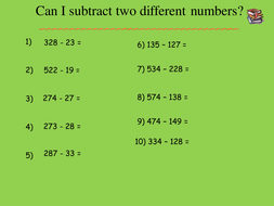Addition and subtraction sheets for Yr3 | Teaching Resources