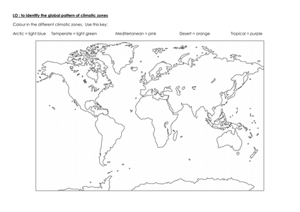 Climatic Zones by raisen - UK Teaching Resources - TES