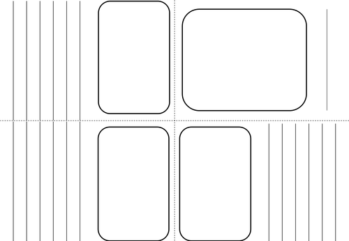 Mini Booklet template made from 1 sheet of A4 | Teaching Resources