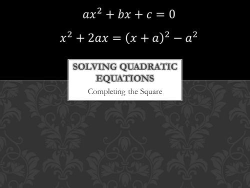 Completing The Square.pptx